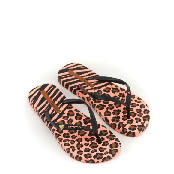 ipanema animal print flip flops